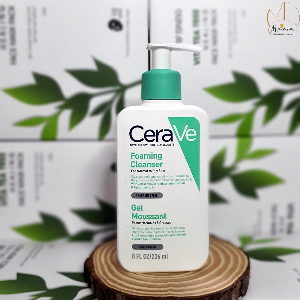 Sữa rửa mặt Cerave Foaming Cleanser, CeraVe Hydrating Cleanser, SA Cleanser cho mọi loại da 88ml, 236ml, 473ml