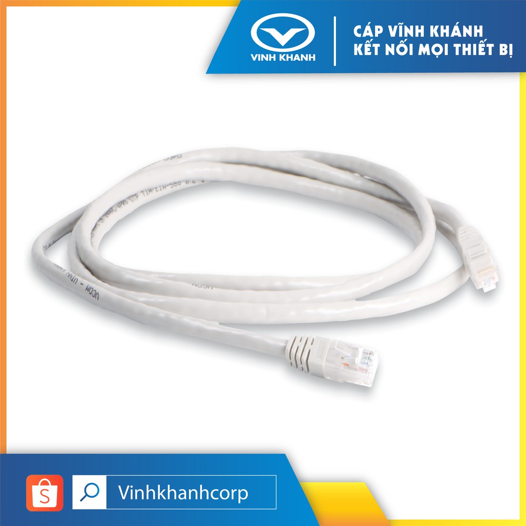 PATCH CORD CAT6 UTP 28AWG SLIM - SẢN PHẨM CHÍNH HÃNG VCOM