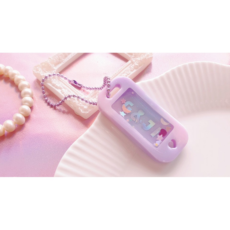 Dây bi mạ bóng làm phụ kiện 10cm N14 /Nguyên liệu làm resin trang trí