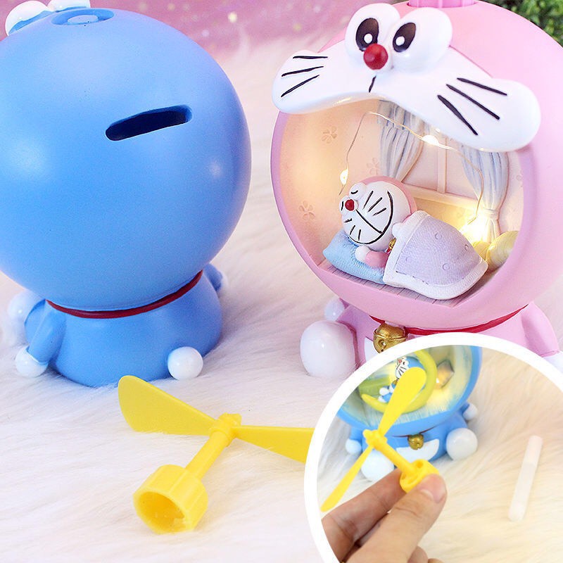 Đèn ngủ Doraemon trang trí phòng và làm quà tặng xinh xắn, Đèn ngủ LED Doremon 4 mẫu đáng yêu