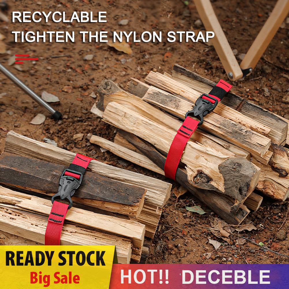 Dây Đai Buộc Hành Lý Bằng Nylon Tiện Dụng Cho Hoạt Động Ngoài Trời