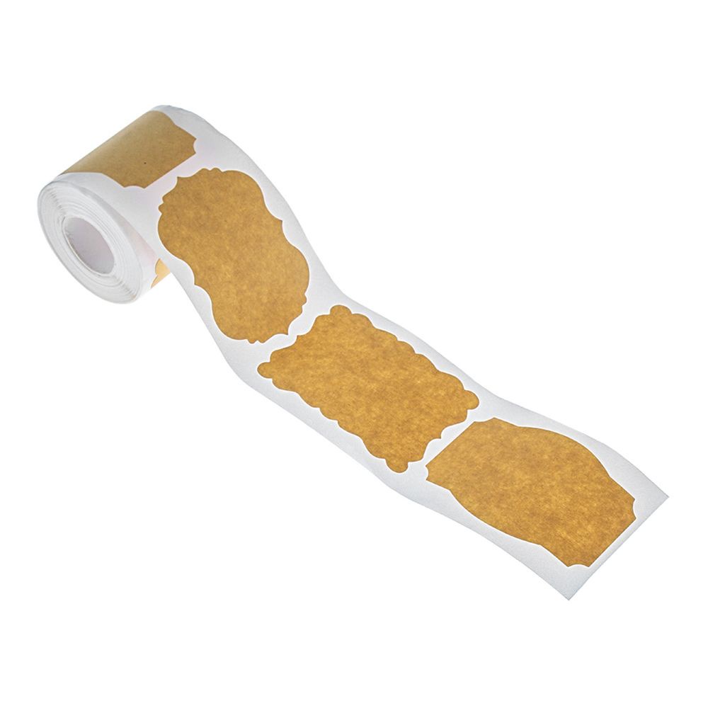 Cuộn 150 miếng nhãn dán chống thấm nước dùng ghi chú cho lọ gia vị nhà bếp tiện dụng