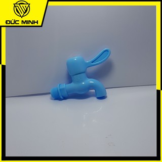 Vòi Nước,Vòi Hồ Tay Gạt,Vòi Romine Nhựa Mầu Xanh