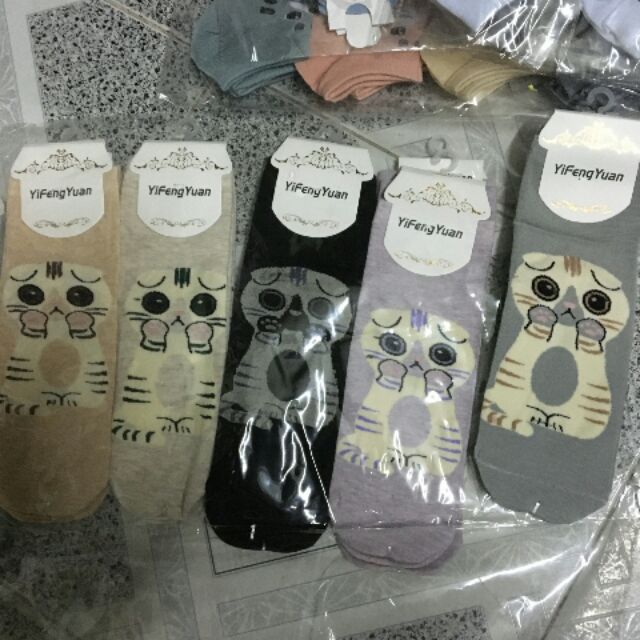 Combo 5 đôi vớ con mèo dài