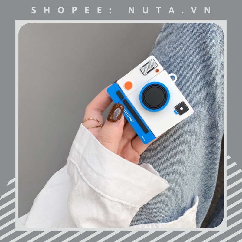 Vỏ bảo vệ tai nghe bluetooth Airpods bằng Sillicone dẻo, ốp Case cute, Airpods 2/pro - MÁY ẢNH
