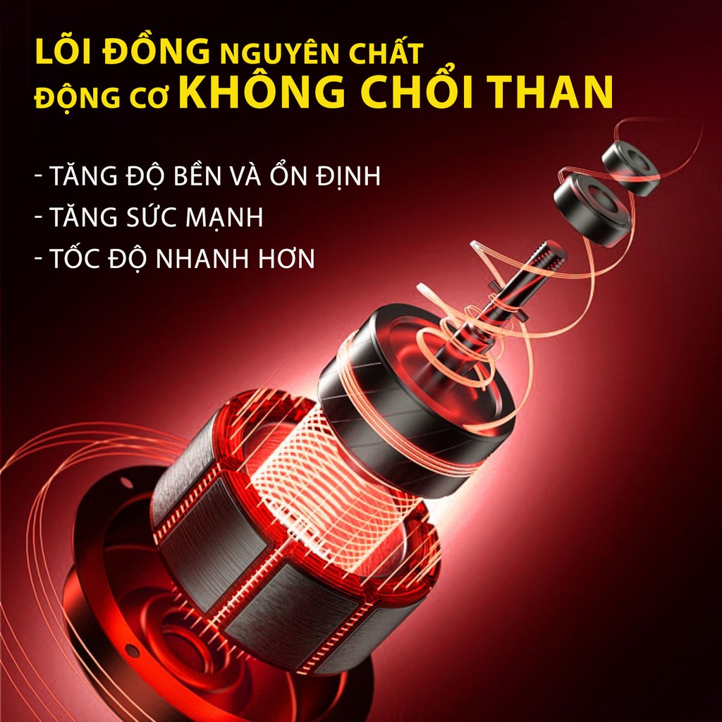 [BẢO HÀNH 12 THÁNG] Máy cưa xích cầm tay dùng pin Hitachi 199V, máy cưa mini thuận tiện - đa dụng - 2 Pin 10 Cell