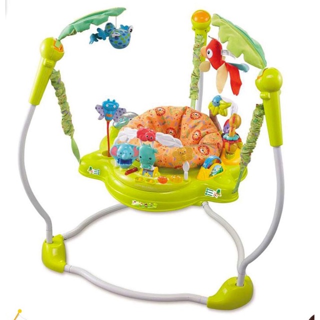 Jumperoo - Ghế nhún nhảy tập đứng dành cho trẻ em có đèn, nhạc và thanh đồ chơi Konig-Kids - 63569