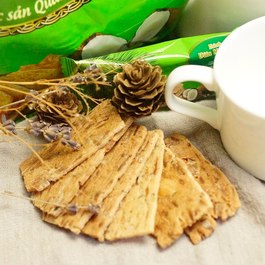 Combo 3 gói Bánh dừa nướng Bảo Linh - Đặc sản Quảng Nam