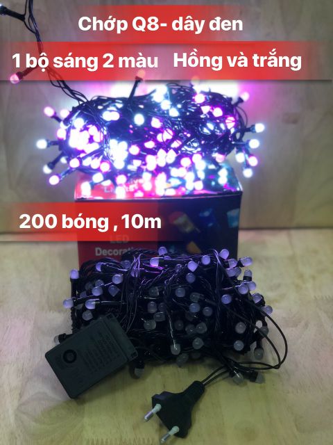 Đèn Led Chớp trang trí 10 mét 2 ánh sáng ( Đứng - Nháy )