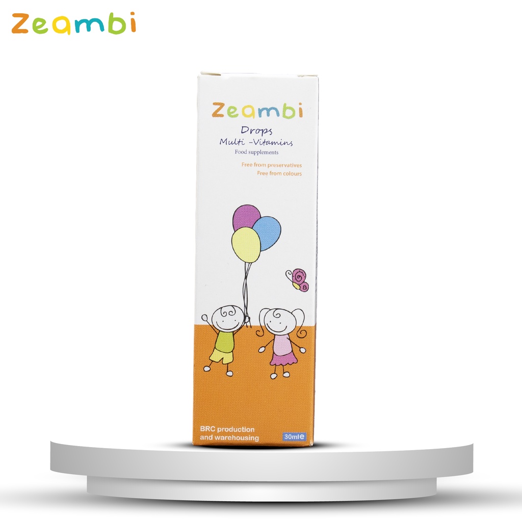Vitamin Tổng Hợp Zeambi 30ml - Anh Quốc cho Bé Từ 6 tháng tuổi
