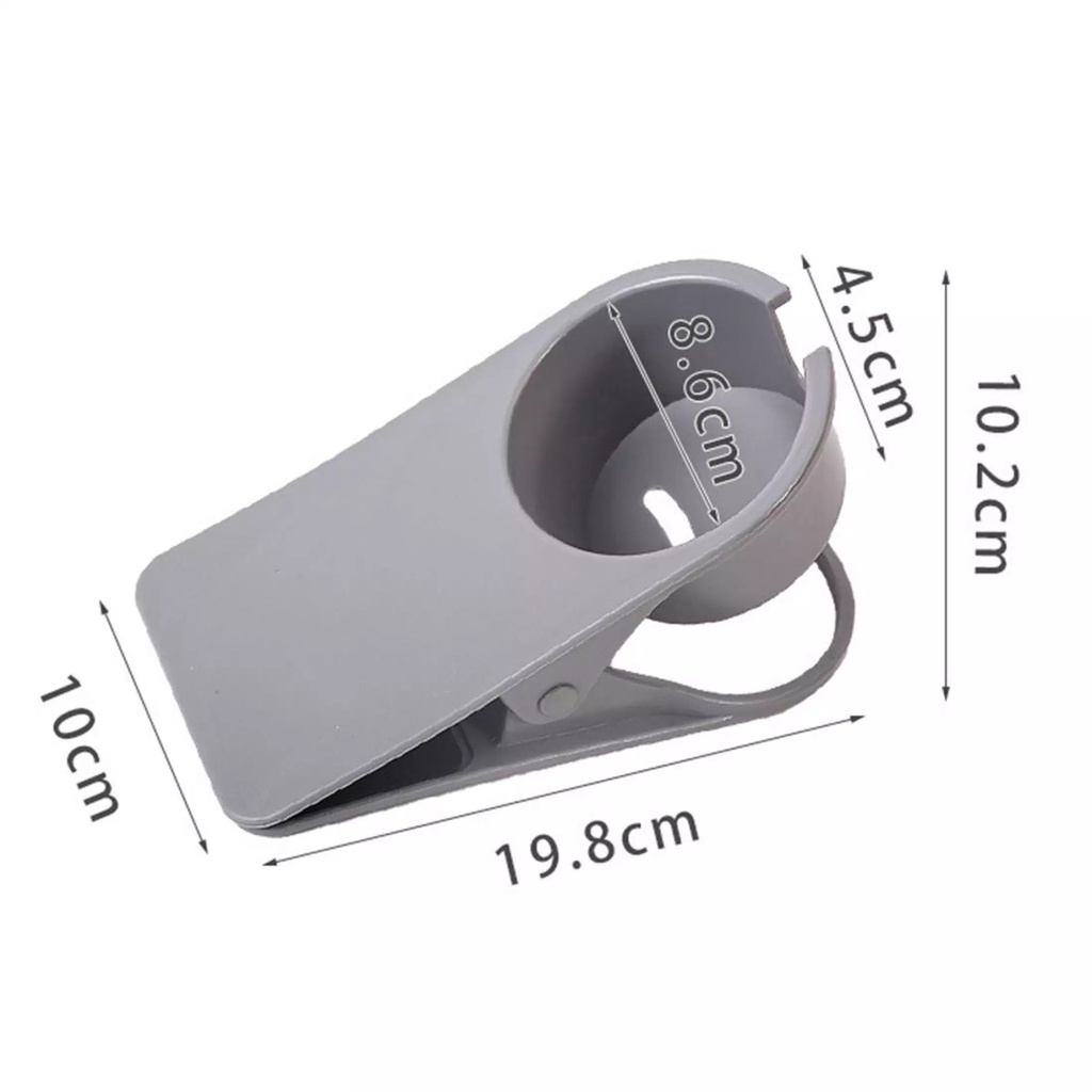 Kẹp giữ cốc nước để bàn giá để cốc gắn bàn  tiện dụng VAFOFA - DHC121