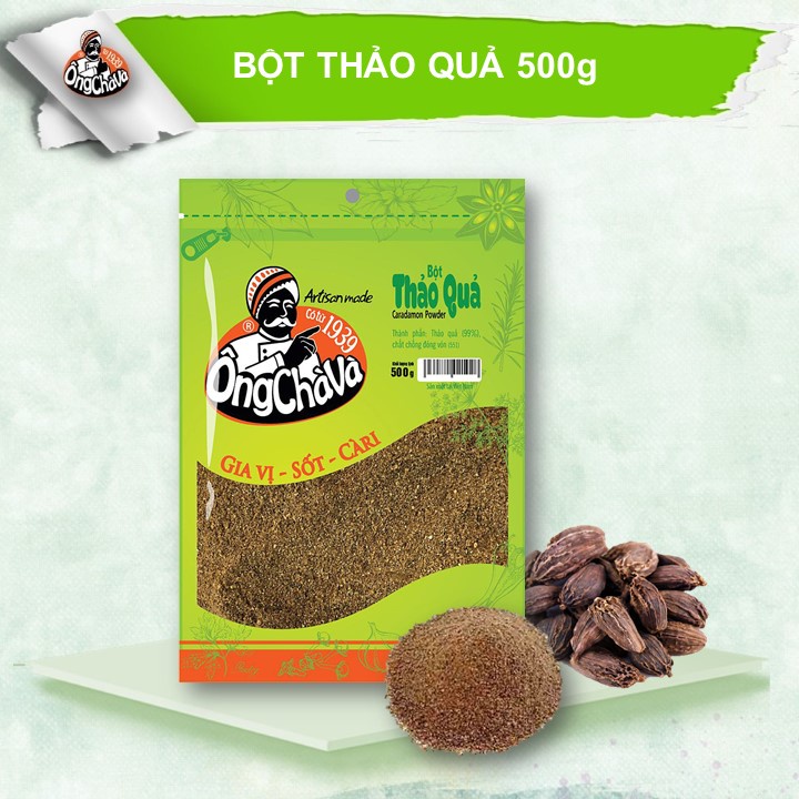 Bột thảo quả Ông Chà Và 500gram (Cardamom powder)