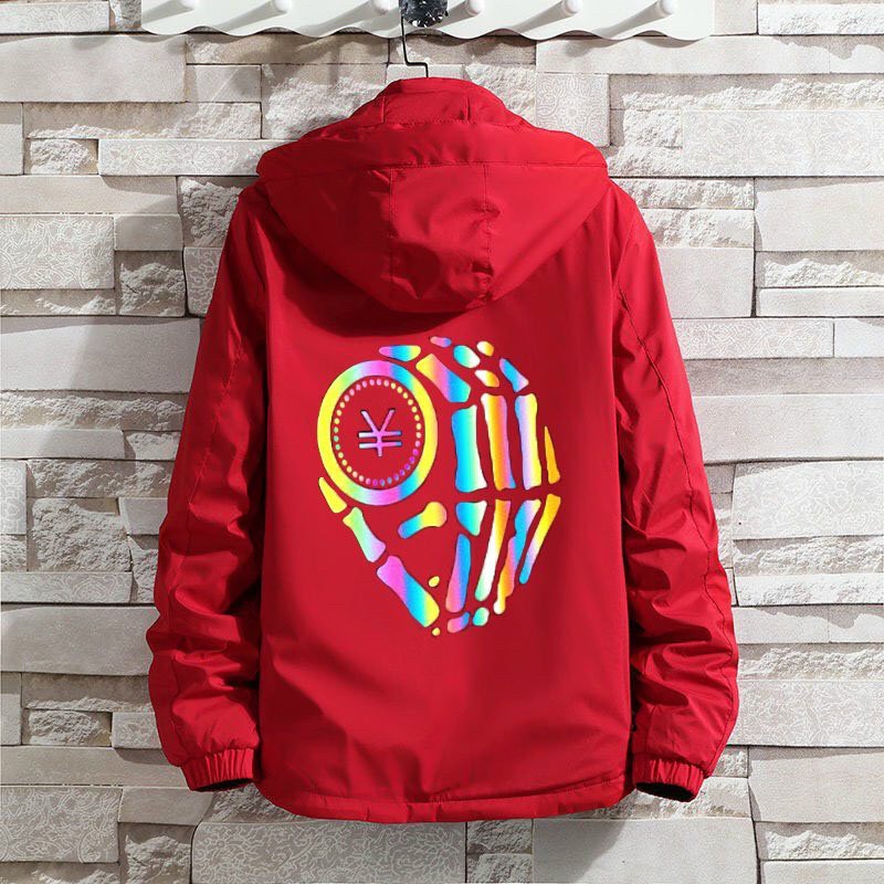 Áo khoác dù nam nữ phản quang in hình đồng xu nhiều màu đẹp dễ phối đồ đi học đi chơi giá rẻ chất lượng