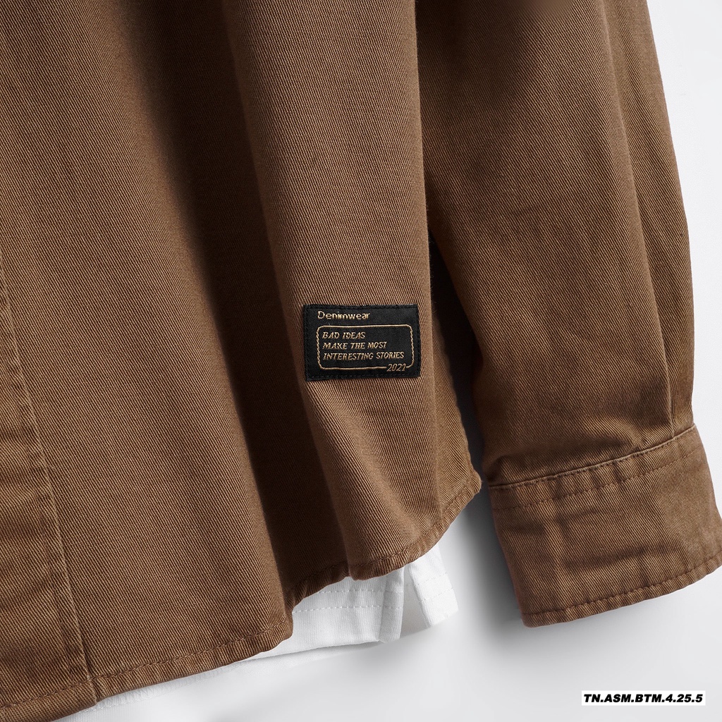 Aó sơ mi nam kaki BTN chính hãng (Chất vải kaki co dãn,form đứng,Hàng Vnxk) | BigBuy360 - bigbuy360.vn