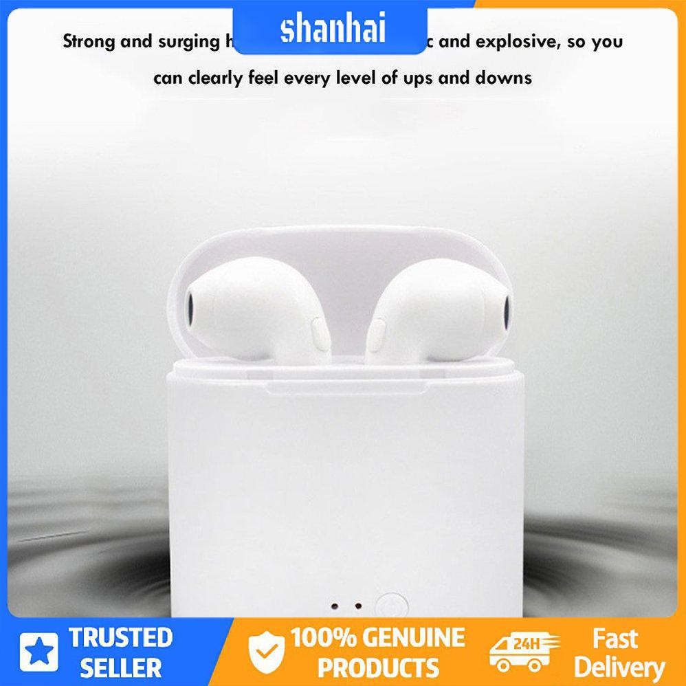 Tai nghe không dây I7S Mini Stereo Earphone Headphones Auto Matching