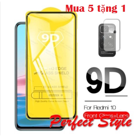 Cường lực full màn Xiaomi Mi 11T pro Redmi 10 / Redmi 9 / redmi 9a redmi 9c Remi 8 8A full keo không chấm ly ty ( Đen )