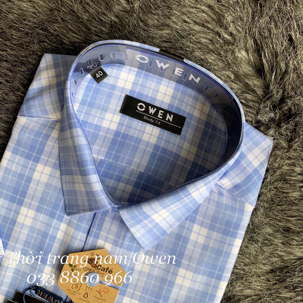 [SIZE 38] OWEN - Áo sơ mi ngắn tay Owen chất cafe 22713 | BigBuy360 - bigbuy360.vn