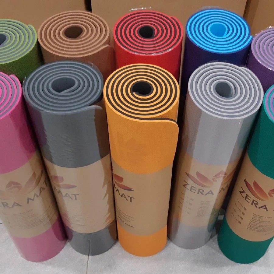 Thảm Tập Yoga, Tập Gym, Tập Thể Dục Tại Nhà - Chất Liệu Tpe Chống Trơn Trượt
