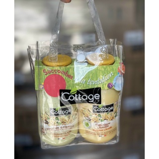 Set quà 2 chai sữa tắm Cottage 250ml mới