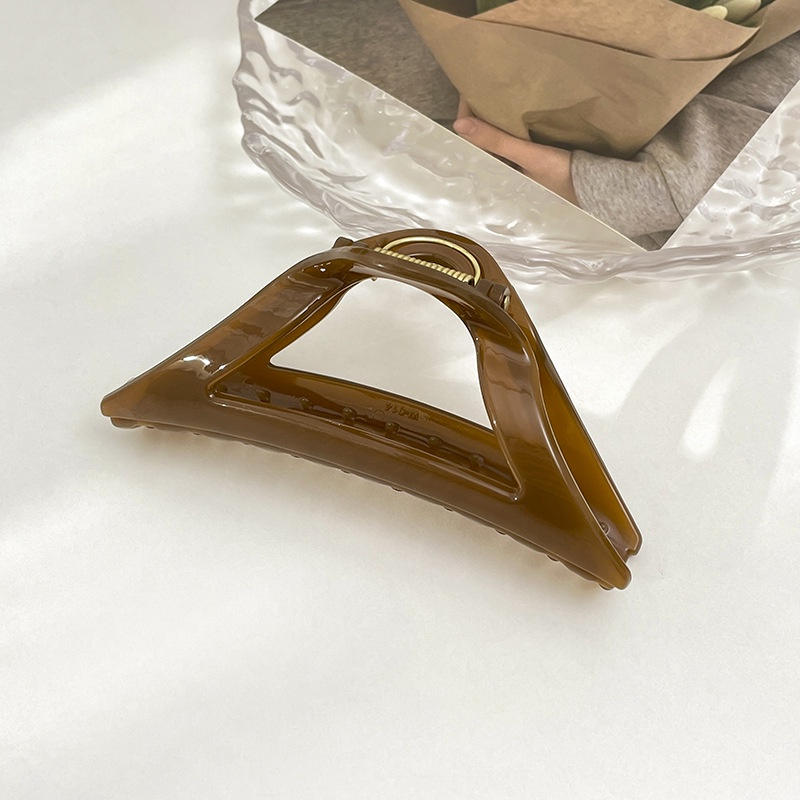 Kẹp Tóc Hình Tam Giác Phong Cách Hàn Quốc Đơn Giản Cho Nữ