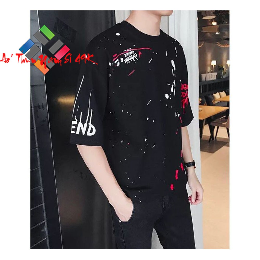 Áo Thun tay lỡ unisex DHL Swag phông nam nữ form rộng oversize phong cách ulzzang tee basic | WebRaoVat - webraovat.net.vn