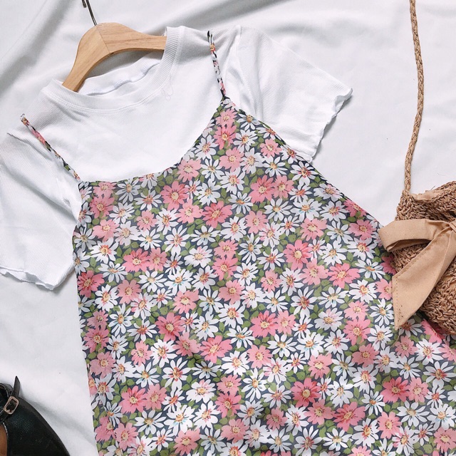 [Corn9] ĐẦM HOA HAI DÂY YẾM HOA + PULL TRẮNG