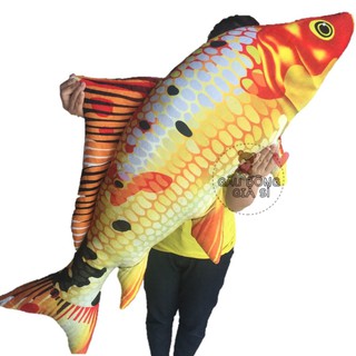 Gối ôm hình cá chép 3d nhồi bông size lớn