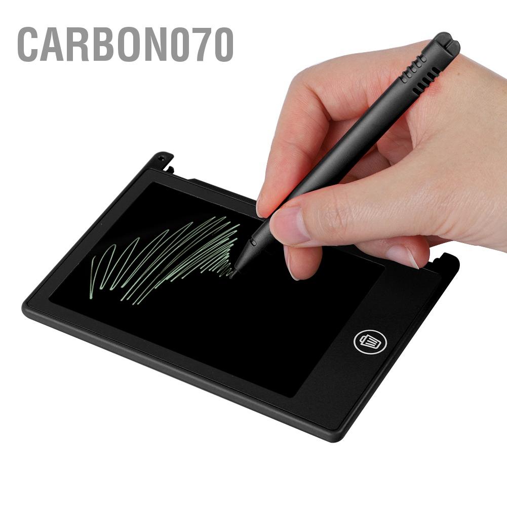 Hàng HOT Bảng Viết Tự Xoá- Vẽ LCD-Điện Tử Thông Minh Cho Bé 4.5 inch【Carbon070】