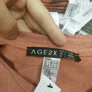Áo thun AGE2X size S
