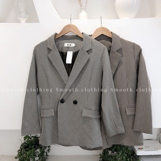 áo blazer kẻ nhỏ