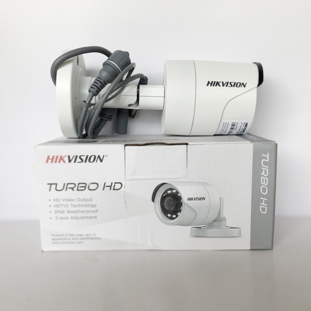 Camera Hikvision 16B2 -IF HD -TVI 2 MP (Vỏ Săt ) hồng ngoại 20m, chống ngược sáng , dùng lắp đầu ghi hình - BH 24 THÁNG