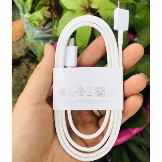 Dây cáp sạc nhanh 25W 2 đầu type C to typeC zin hãng Samsung 100% (Hình thật 100%)