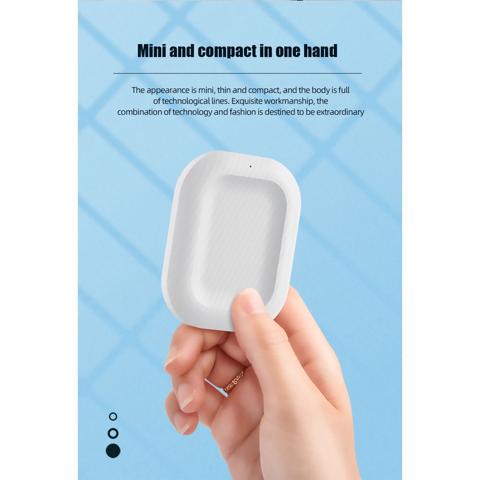 Đế sạc tai nghe không dây 3W Qi thích hợp cho Airpods 2 Pro 3 với cáp dữ liệu Micro USB