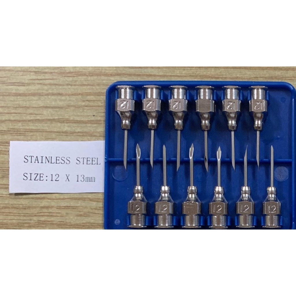 Kim tiêm sắt cho gia súc, gia cầm các loại  - Kim tiêm inox vỉ xanh cho heo, bò, gà