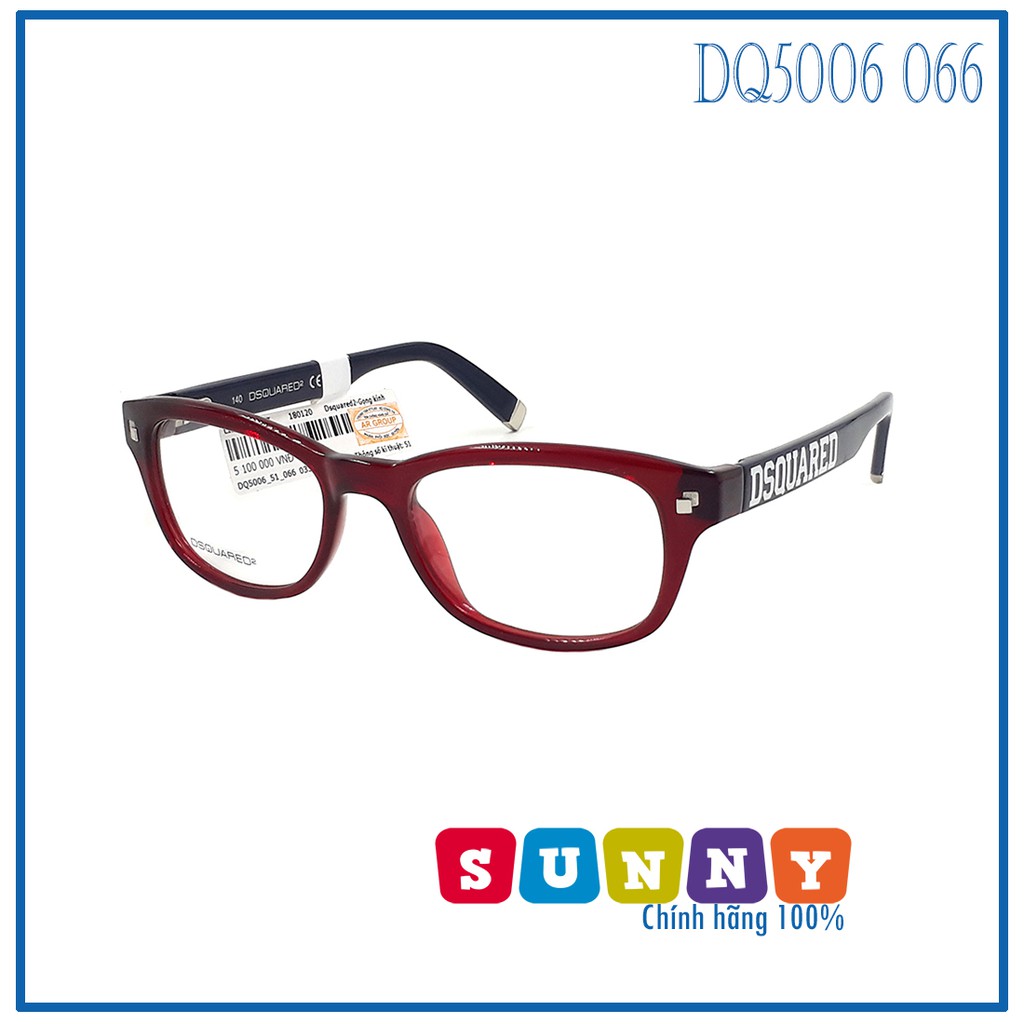 Gọng kính DSquared2 DQ5006 - bảo hành vĩnh viễn, sp chính hãng 100%