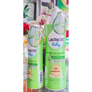 Lactacyd milky sữa tắm gội cho bé