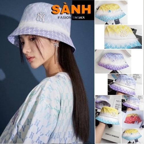 Mũ bucket màu loang thêu chữ NYY Nón tai bèo vành tròn cao cấp thời trang form unisex nam nữ BK28