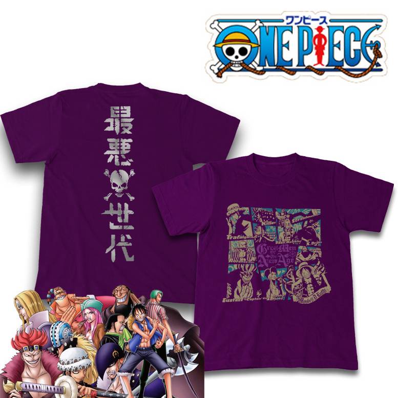 Áo Thun Tay Ngắn Dáng Rộng Họa Tiết ONE PIECE 3D Thời Trang