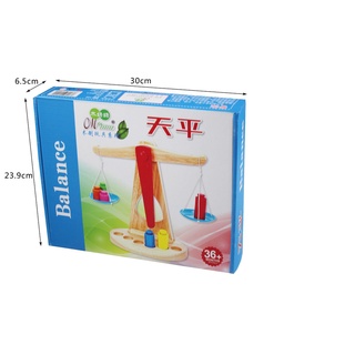Cân thăng bằng bằng gỗ
