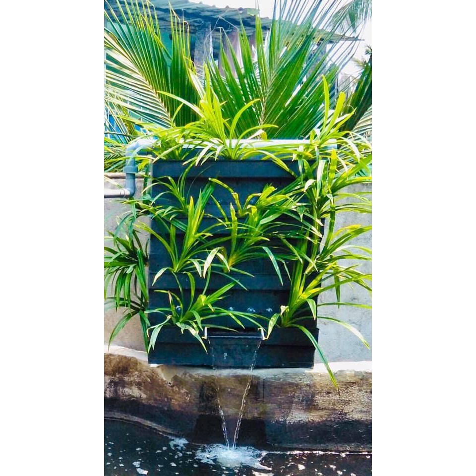 Baki 1 tầng trắng/đen kt 68x33x24cm, Khay lọc dàn mưa cho hồ koi