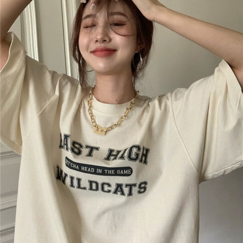 Áo thun nữ form rộng tay ngắn Emilyshop