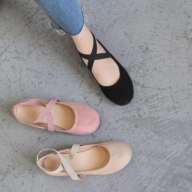 Giày búp bê đan dây ( kèm video & ảnh thật mình chụp )  | BigBuy360 - bigbuy360.vn