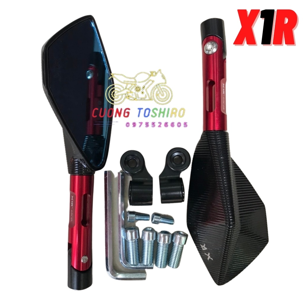 Gương chiếu hậu 5 cạnh X1R chính hãng lắp mọi dòng xe bảo hành 1 năm