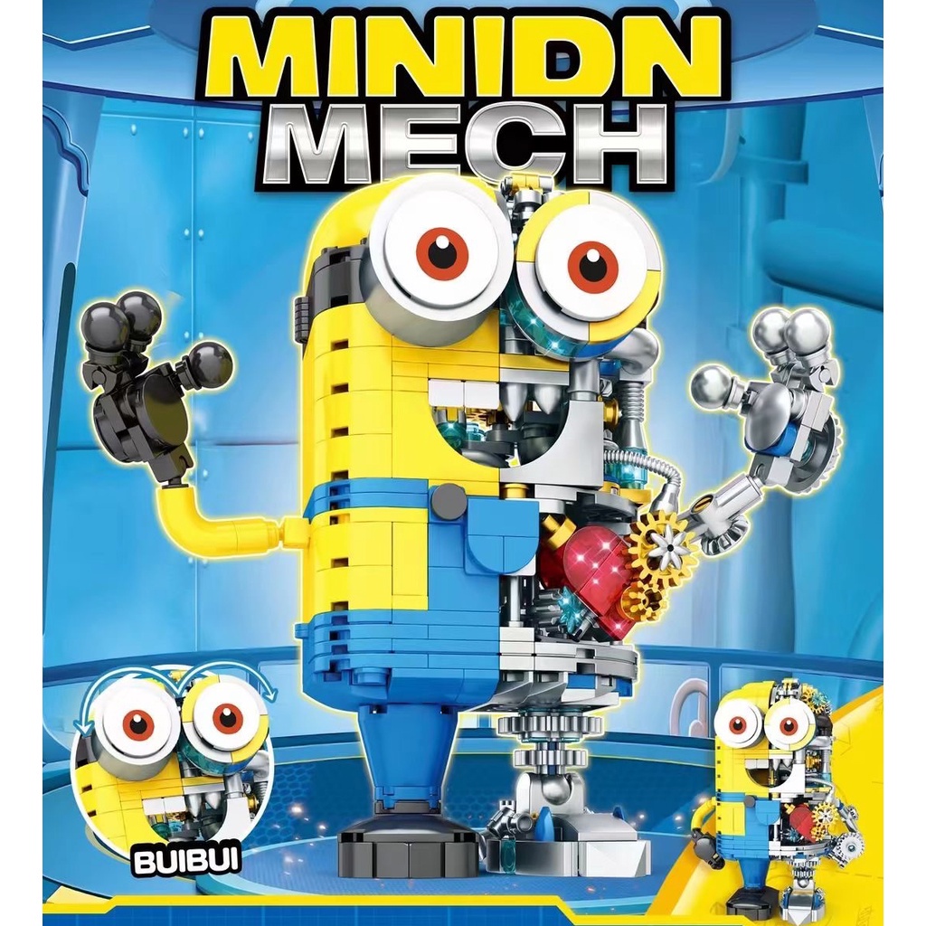 BỘ ĐỒ CHƠI XẾP HÌNH Robot MINION, Lego Cỗ Máy Chiến Đấu Minion