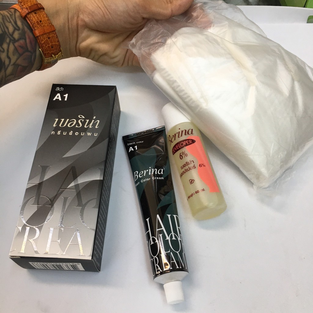 màu nhuộm phủ bạc thảo dược dưỡng tóc - hàng thái lan cao cấp (không gây ngứa cho da đầu) nhuộm tại nhà