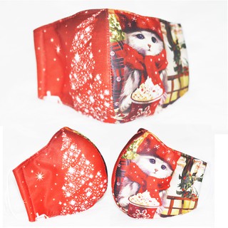 Khẩu trang giáng sinh trẻ em