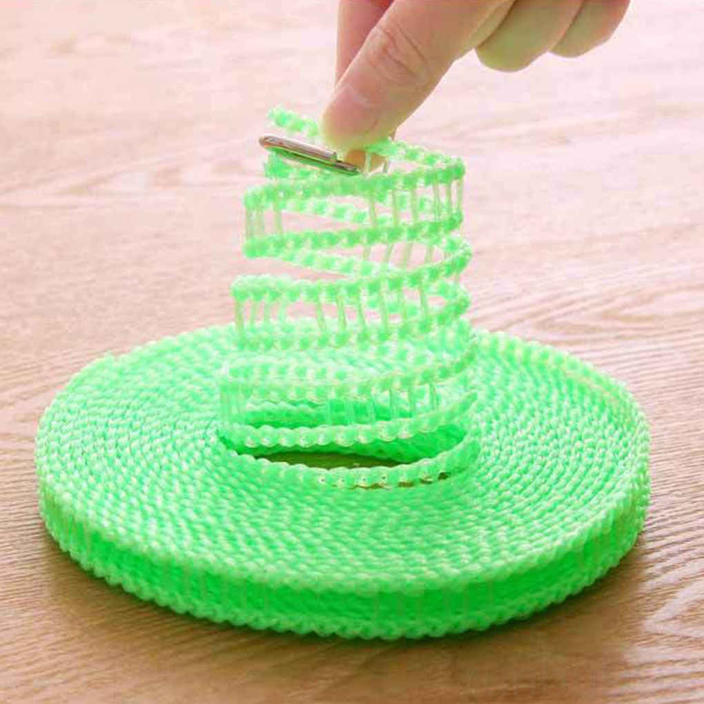 Màu Sắc Dây Phơi Quần Áo Bằng Nylon Dài 3 / 5m Chống Trượt Runbu998