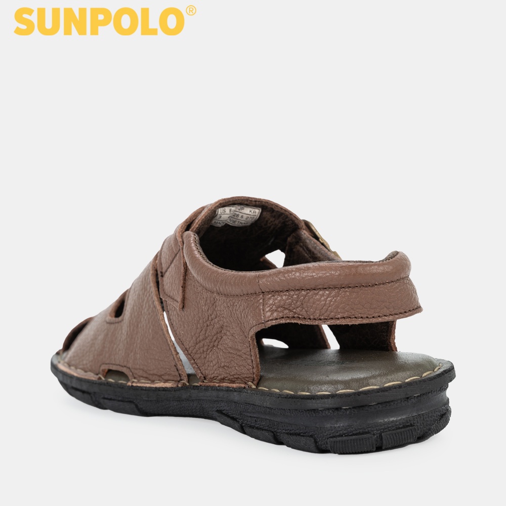 Xăng Đan Nam Da Bò Cao Cấp SUNPOLO SDA020 - Có Big size 44 45