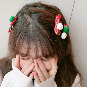 Set 5 KẸP TÓC NOEL nhiều mẫu đáng yêu cho bé, kẹp tóc