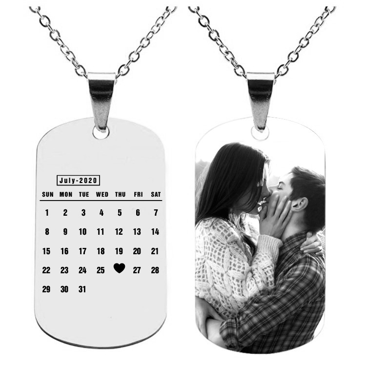 [HÀNG ĐẸP] Bộ Đôi Dây Chuyền Dogtag - Thẻ Bài Quân Đội - Thẻ Bài Khắc Tên